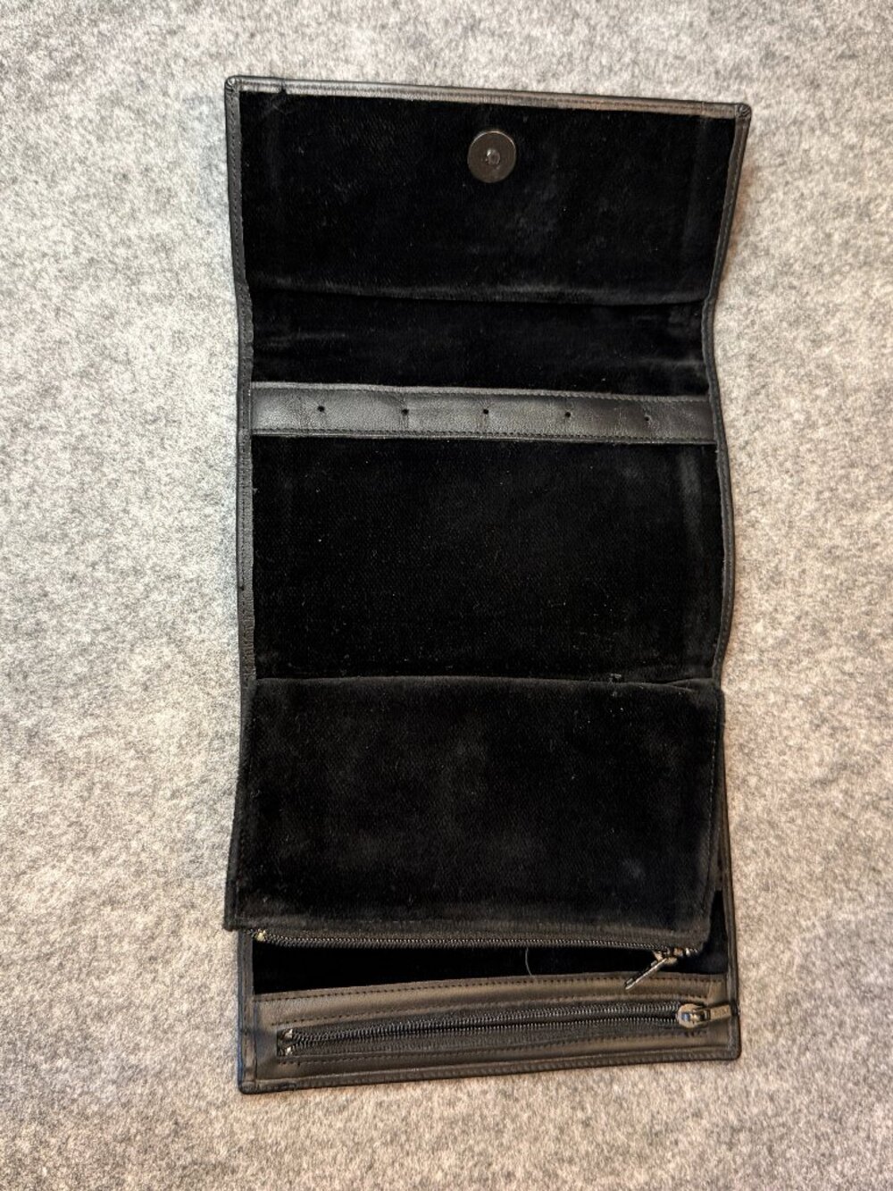 Porsche Design Black Leather Travel Wallet Organizer Holder Germany